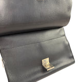 Celine Black Leather/Suede Trapeze Medium Handbag