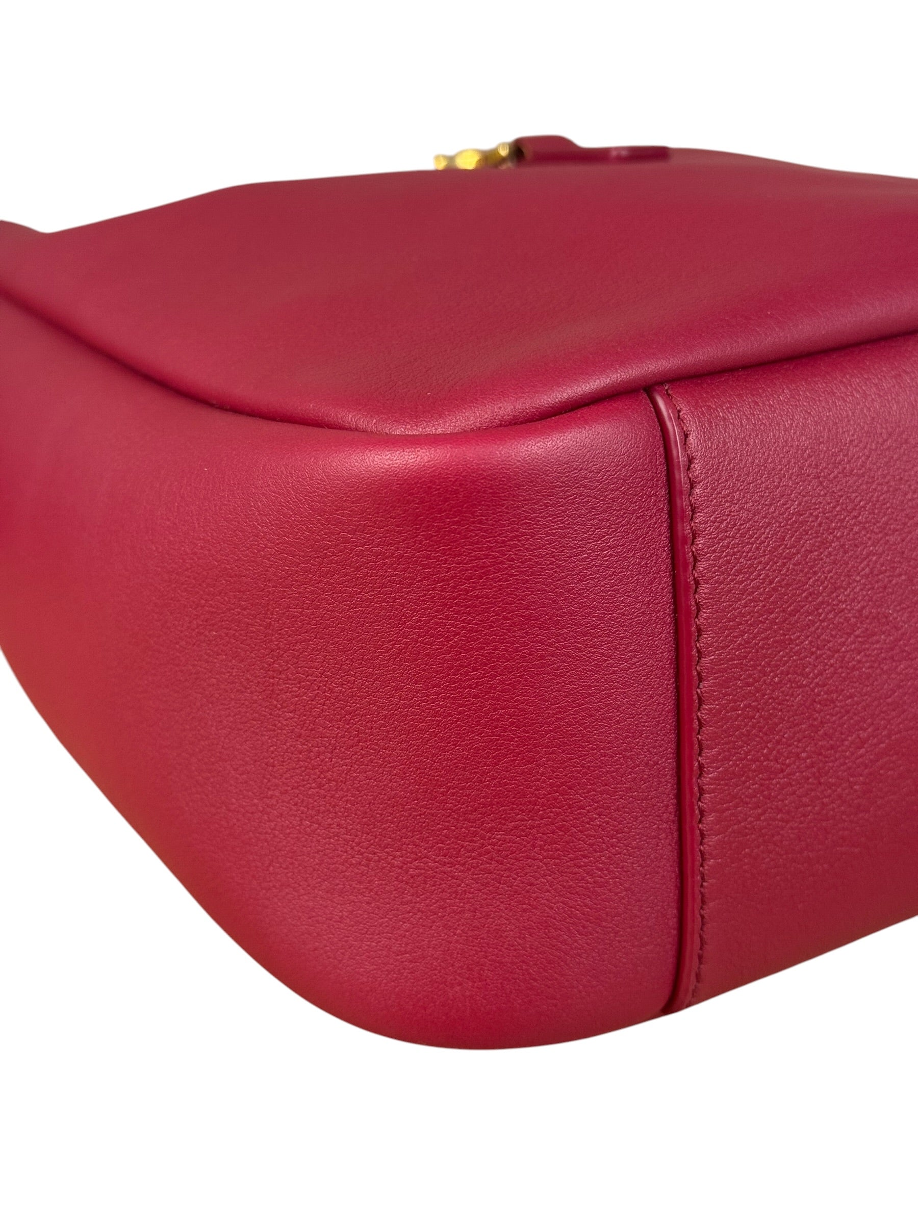 Saint Laurent Raspberry Pink Le 5 A 7 Hobo