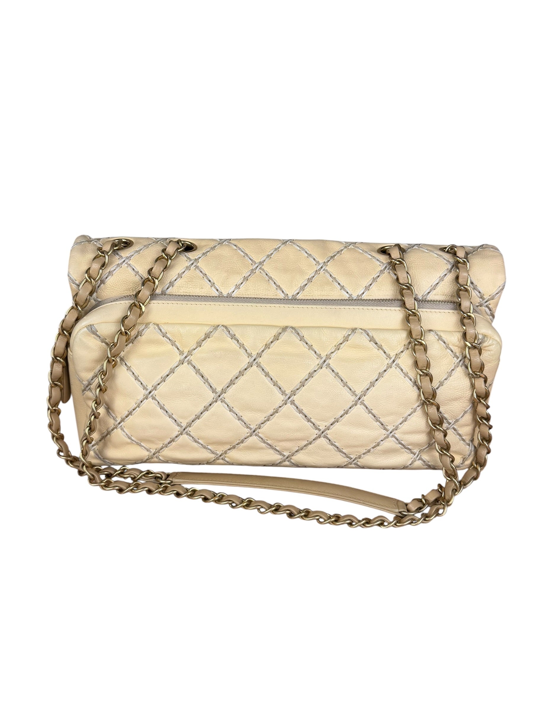 Chanel Beige Ultimate Stitch Flap 2014