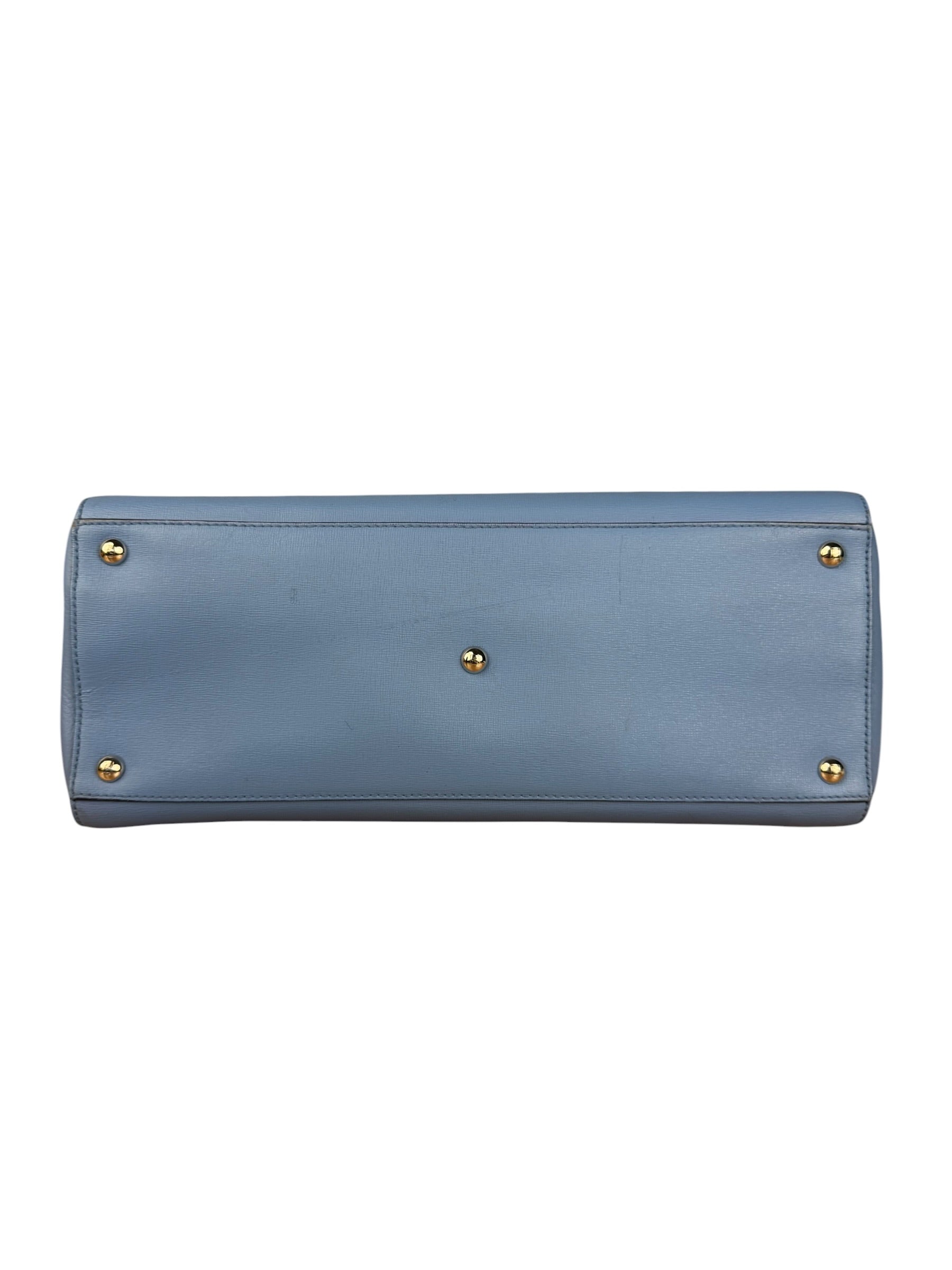Fendi Cerulean Blue 3-Jours Silhouette Hand Bag