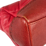 Chanel Red Quilted Leather Boy Flap Bag 2014