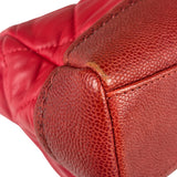 Chanel Red Quilted Leather Boy Flap Bag 2014