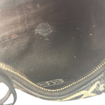 Balenciaga Black/White Leather Le Cagole Graffiti Shoulder Bag