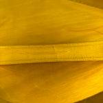 Burberry Yellow Vinyl Check Cosmetic Pouch