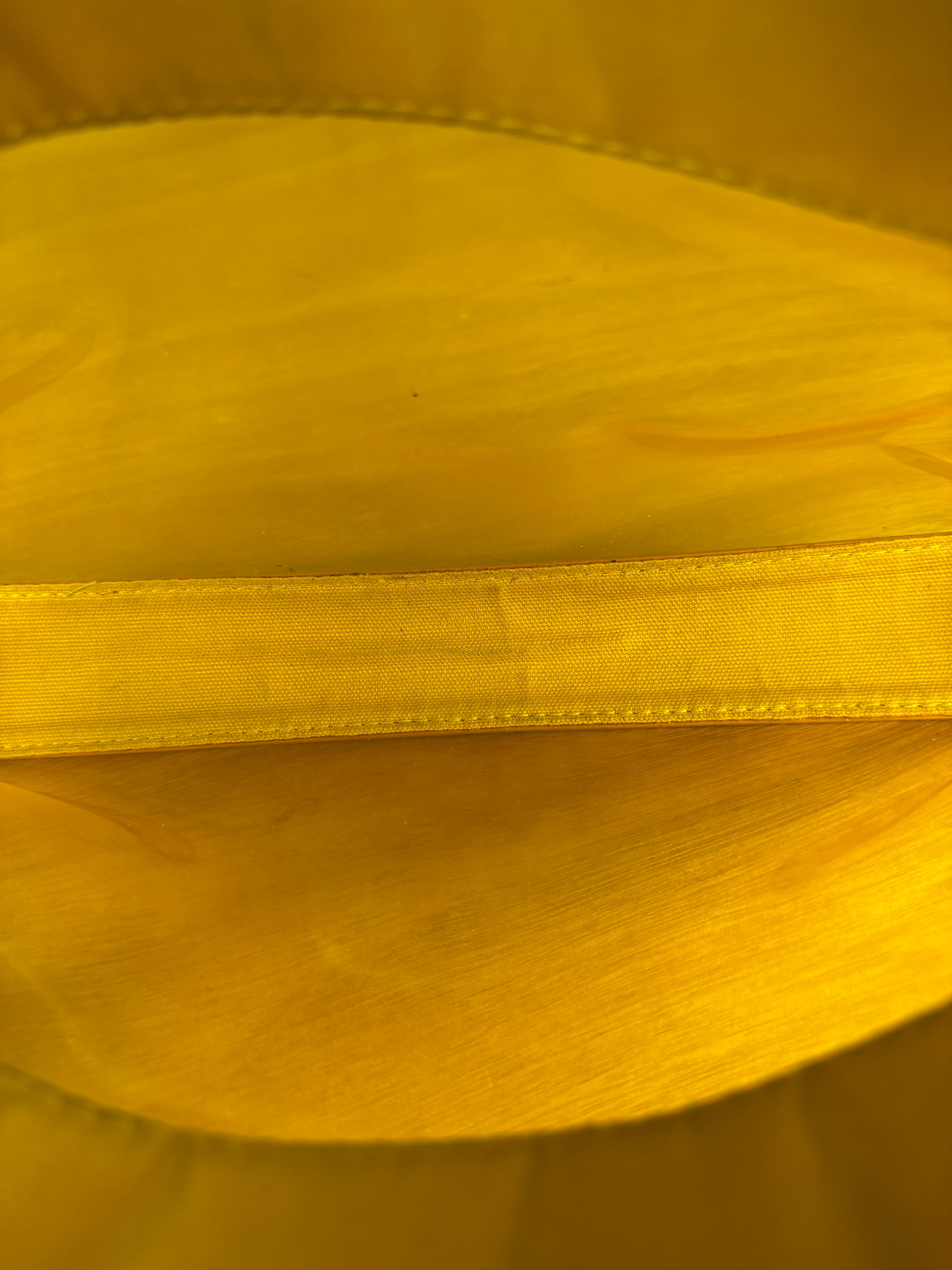 Burberry Yellow Vinyl Check Cosmetic Pouch
