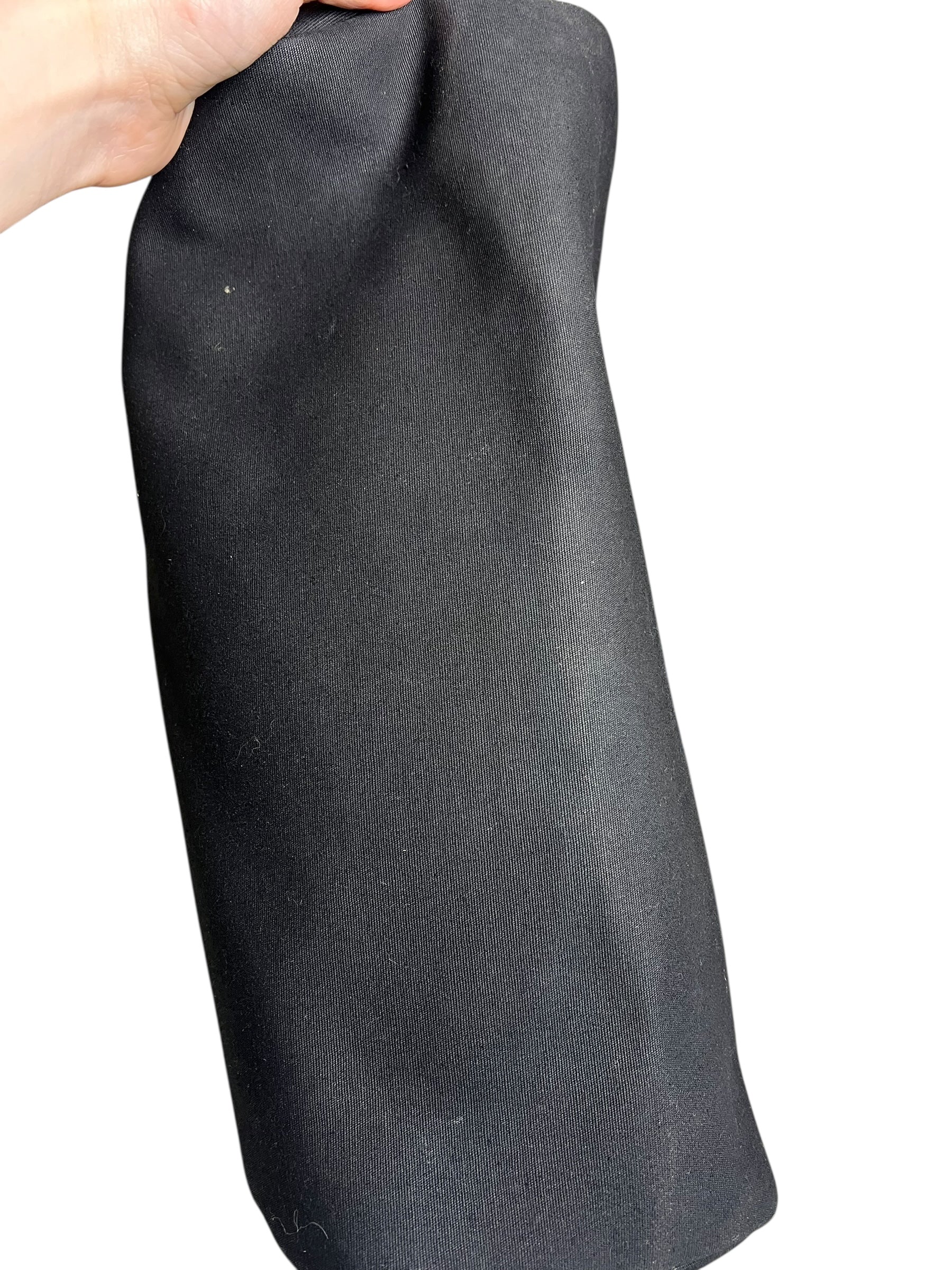 Hermes Black Toile Herbag 39 Handbag