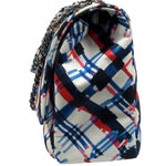 Chanel White-Multi Canvas Airline Printed XXL Travel Flap Bag 2016