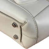 Bottega Veneta Cream Leather Mini Arco Two-Way Bag