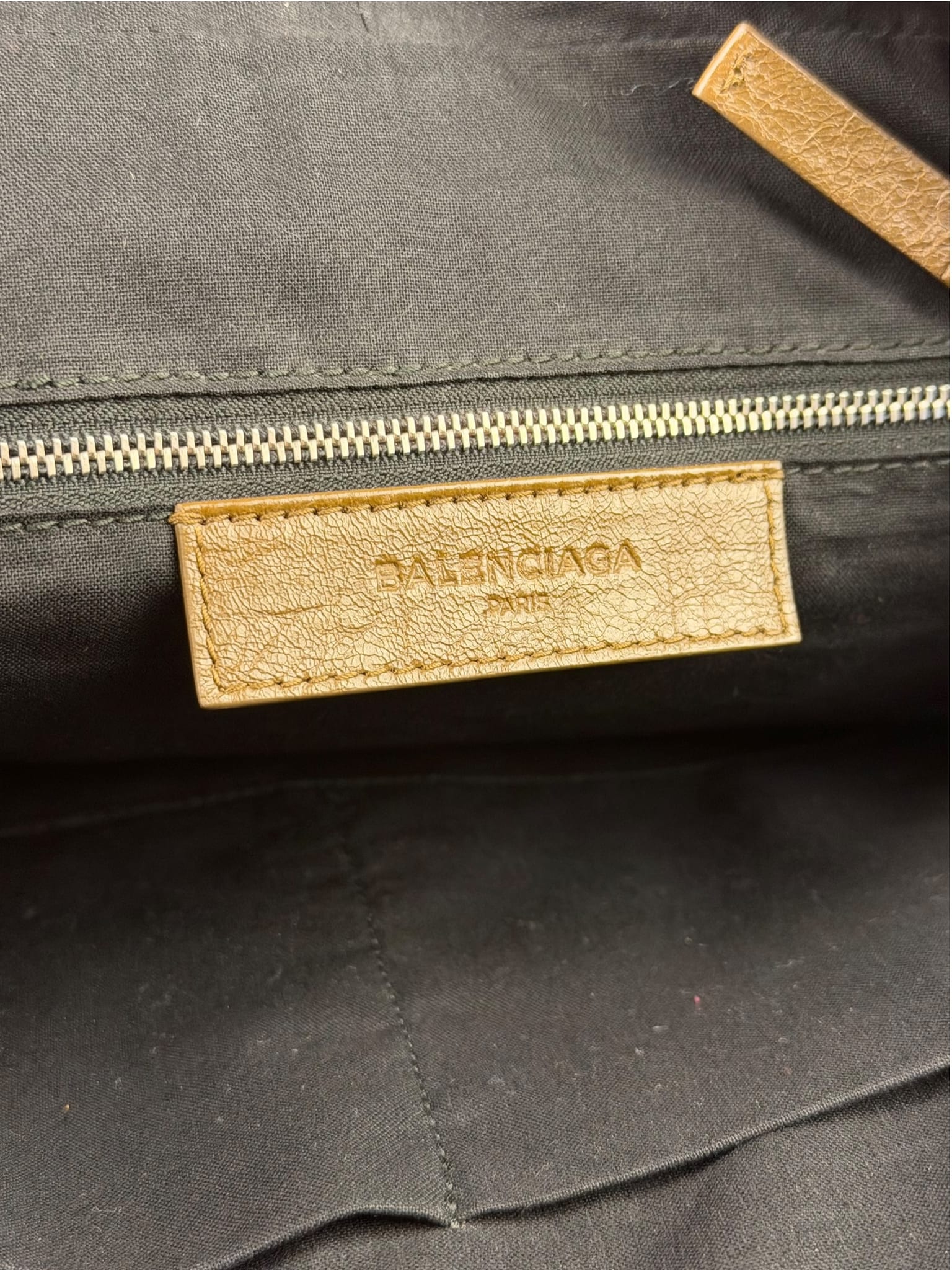 Balenciaga Brown Motocross Classic Travel Bag