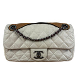 Chanel Beige Iridescent In-The-Mix Flap Bag 2011