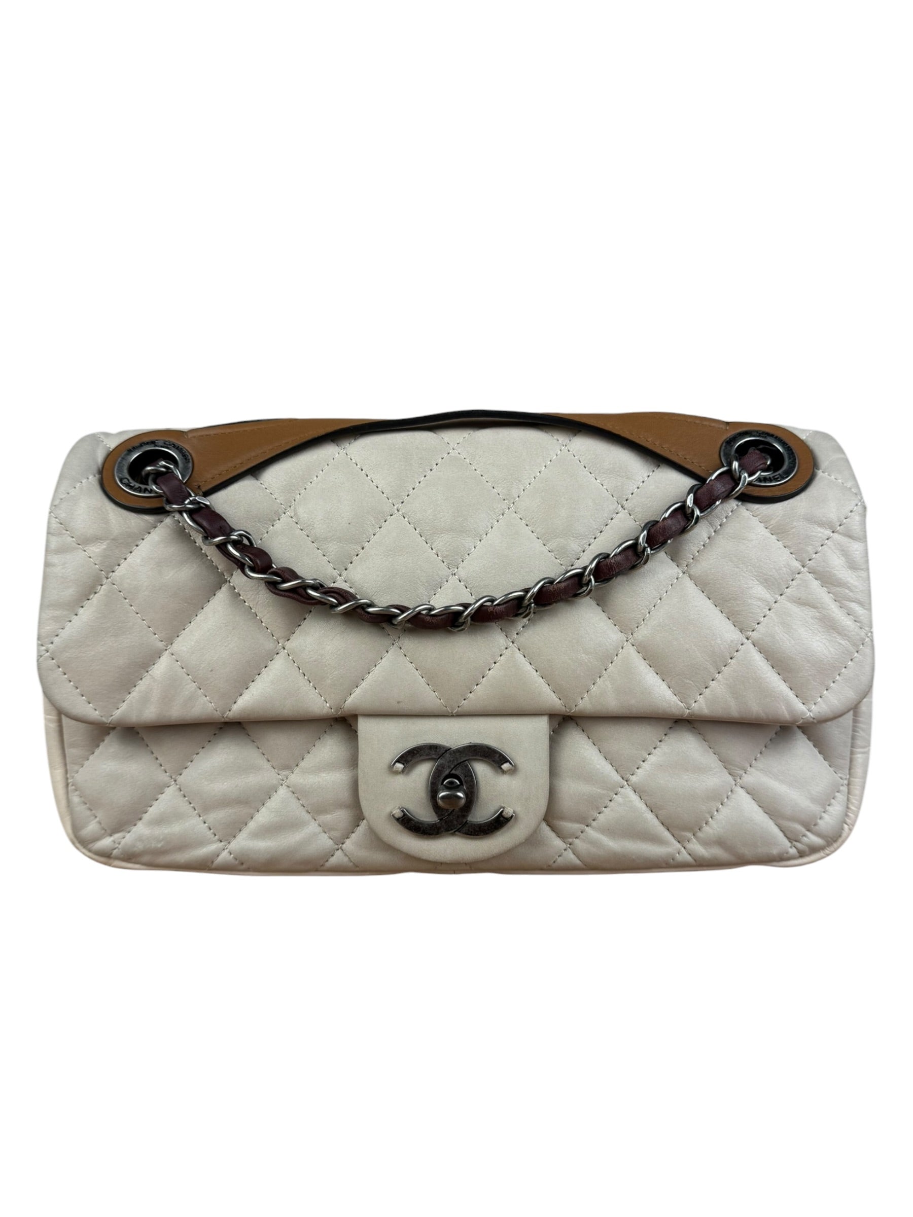 Chanel Beige Iridescent In-The-Mix Flap Bag 2011
