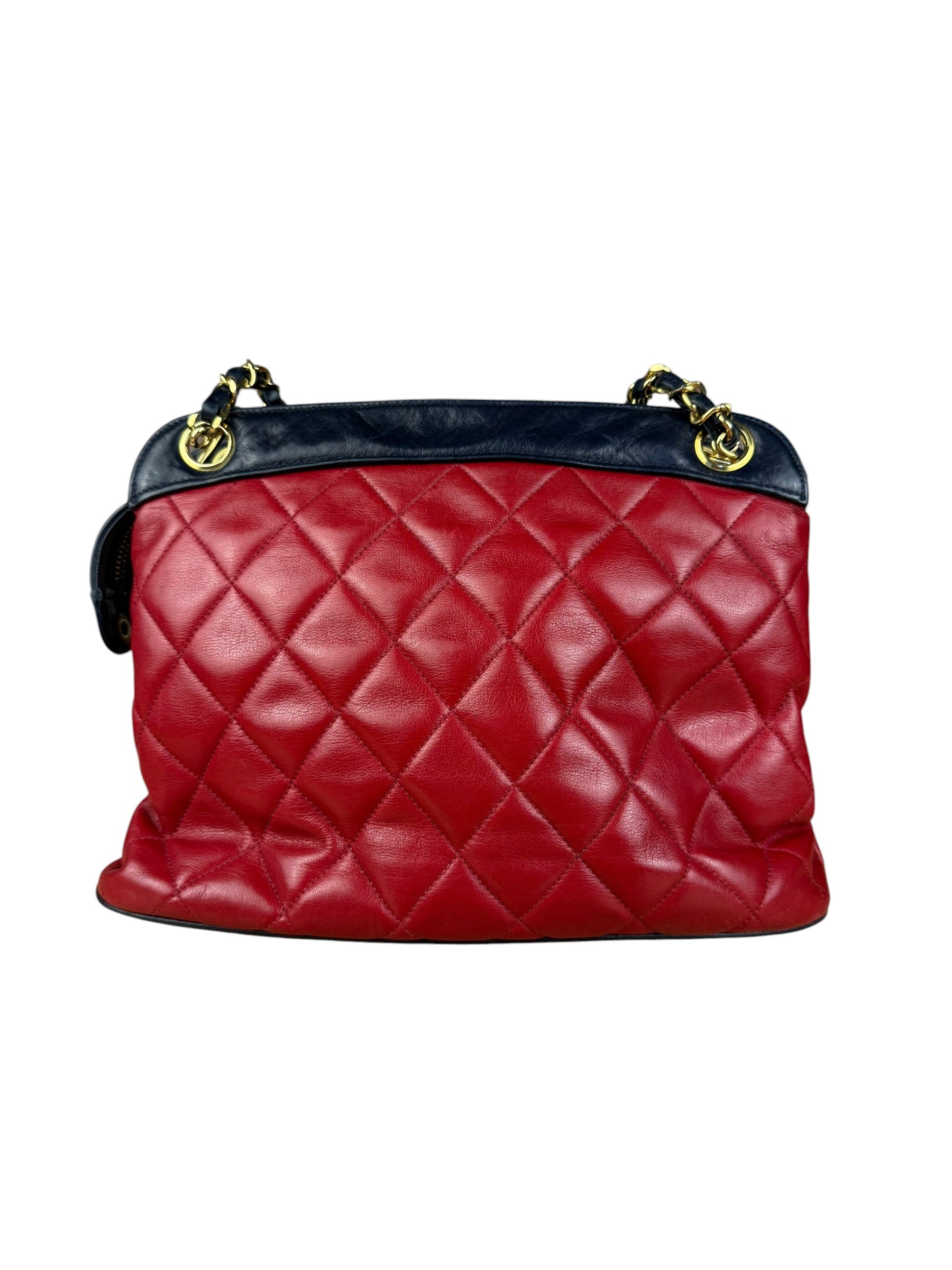 Chanel Vintage Two-Tone Mademoiselle Shoulder Bag 1990