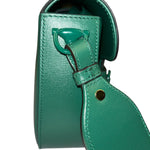 Gucci Green Leather Horsebit Shoulder Bag