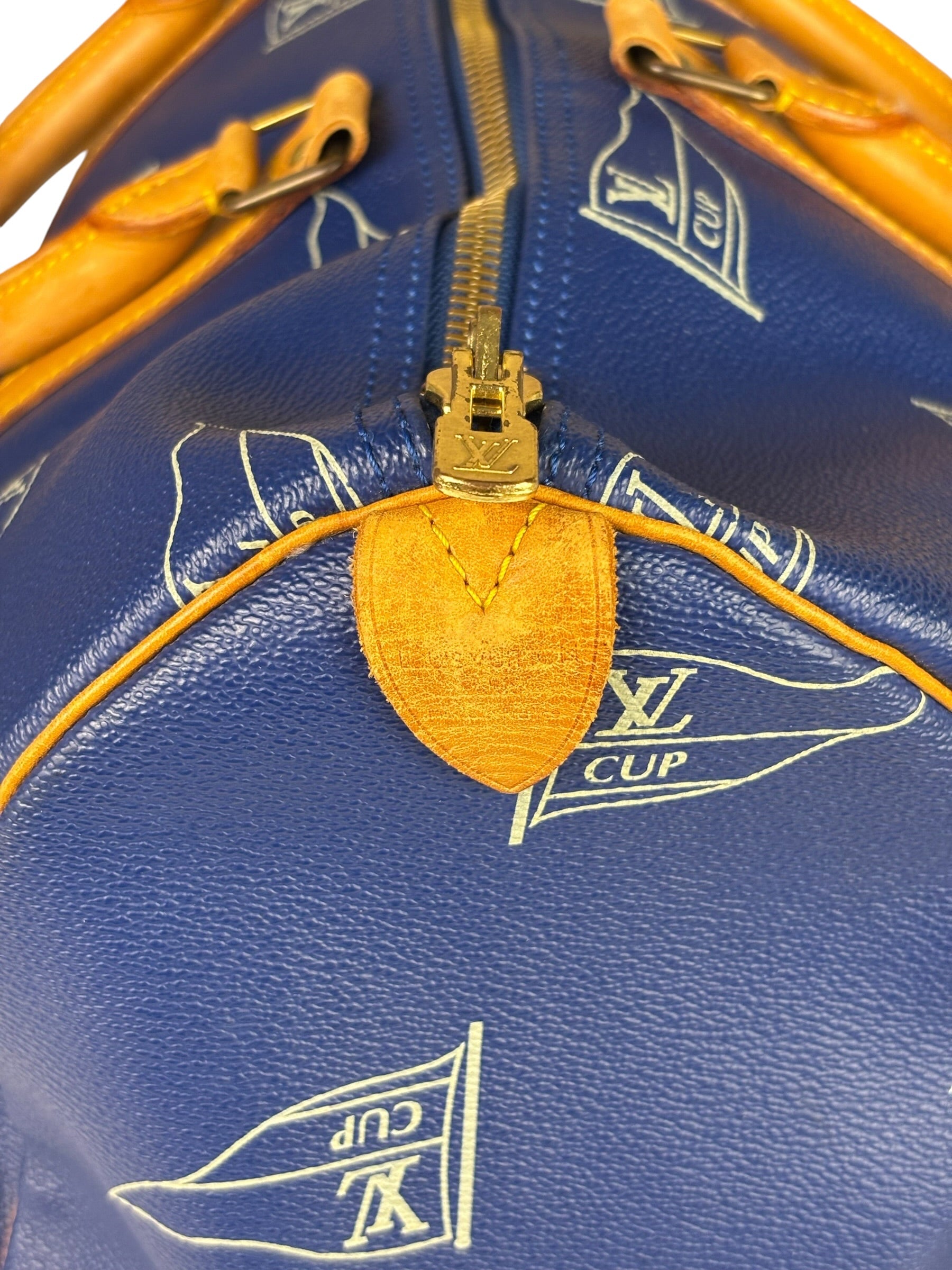 Louis Vuitton Blue America's Cup Keepall 45