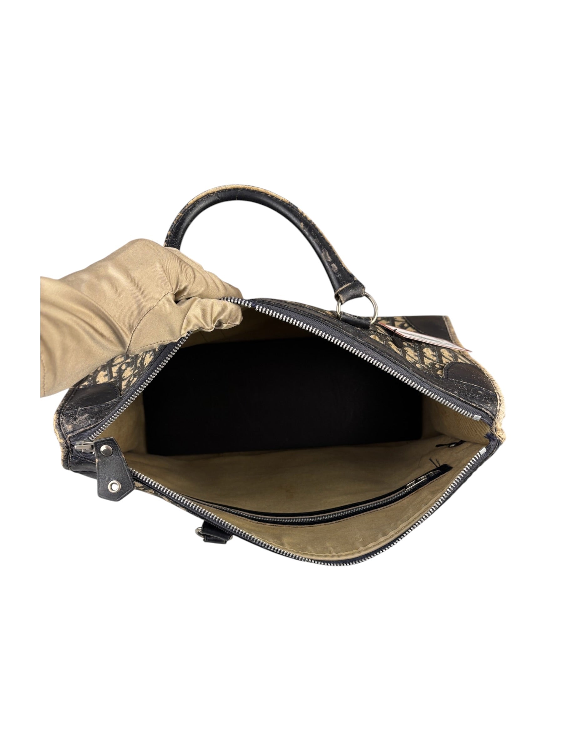 Christian Dior Vintage Trotter Boston Handbag