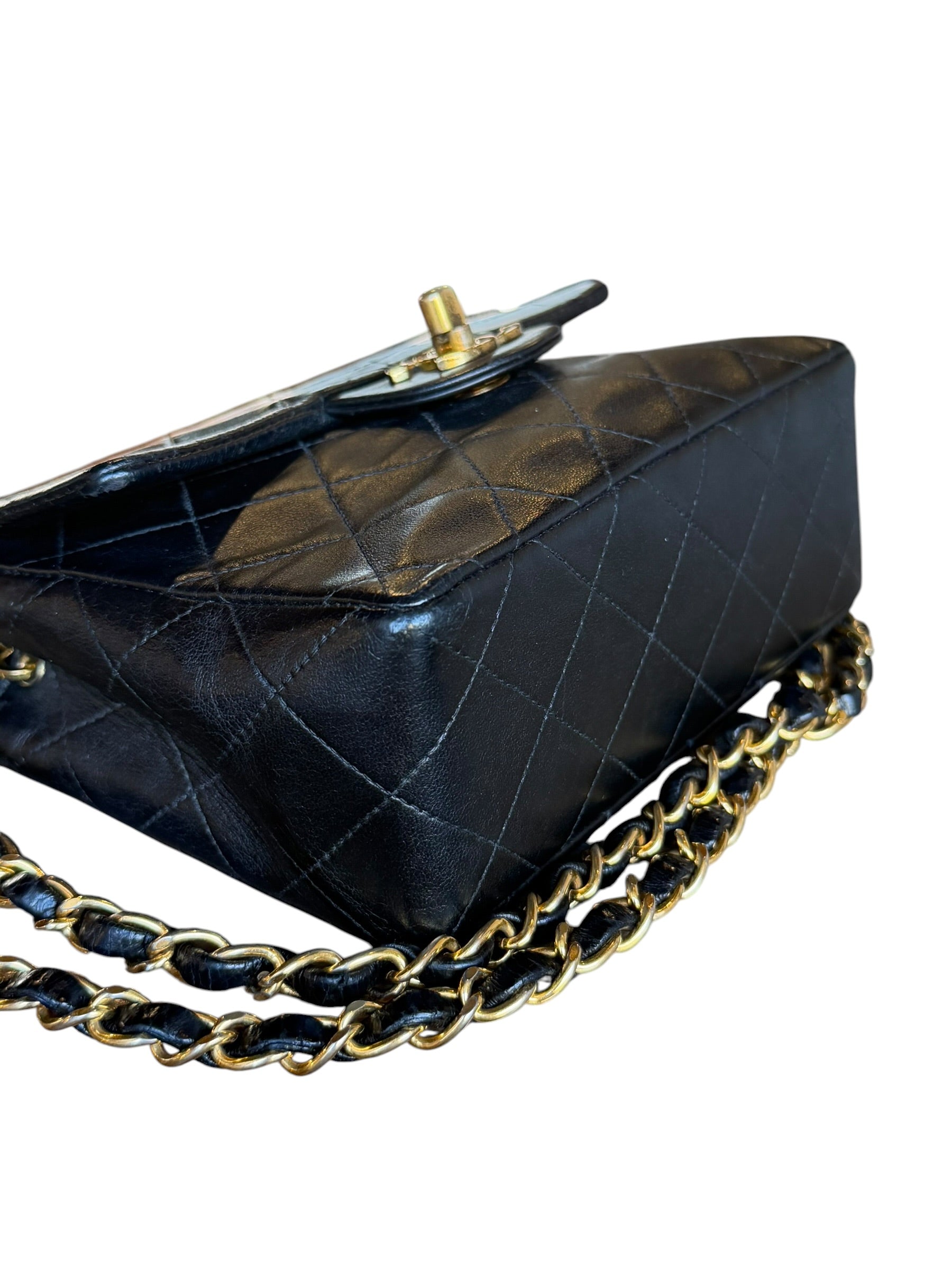 Chanel Black Leather Classic Mini Flap Bag ‘94-‘96