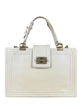 Chanel Ivory Leather Large Jetsetter Boy 2Way Handbag 2011