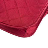 Chanel Vintage Two Tone Red Satin Flap 1989
