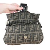 Fendi Wool Zucca Baguette