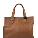 Burberry Vintage Tan Brown Leather Chestnut Shoulder Bag
