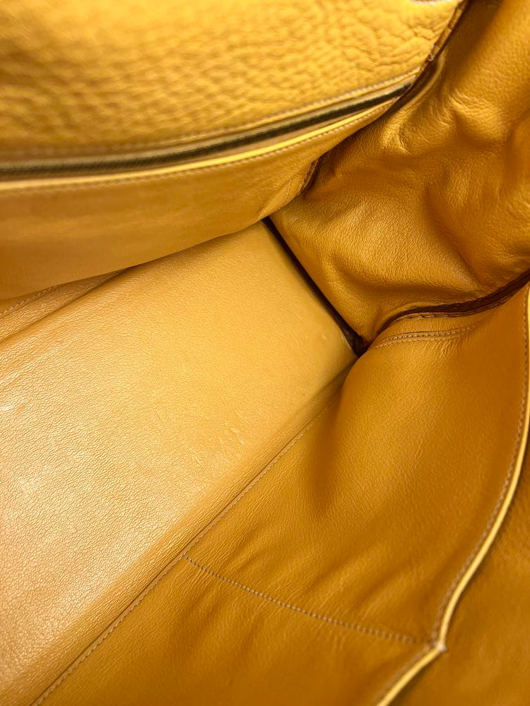 Hermes Kelly 35 Ambre Togo Gold 1997 Handbag