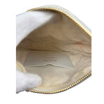 Christian Dior White Leather Micro Vibe Two-Way Bag