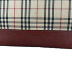 Burberry Vintage House Check Canvas/Leather Shoulder Bag