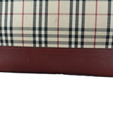 Burberry Vintage House Check Canvas/Leather Shoulder Bag