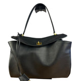 Balenciaga Medium Rodeo Leather 2Way Handbag Black