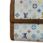 Louis Vuitton White Murakami Compact Wallet