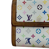 Louis Vuitton White Murakami Compact Wallet