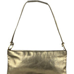Salvatore Ferragamo Metallic Gold Gancini Shoulder Bag