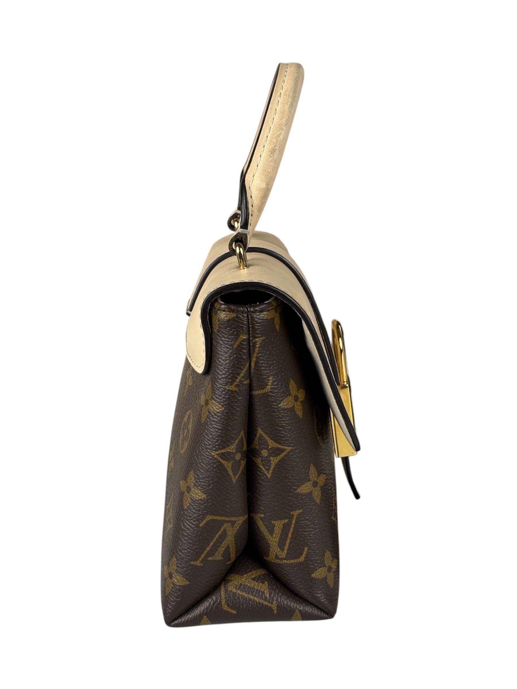 Louis Vuitton Monogram Locky BB Handbag Cream/Brown