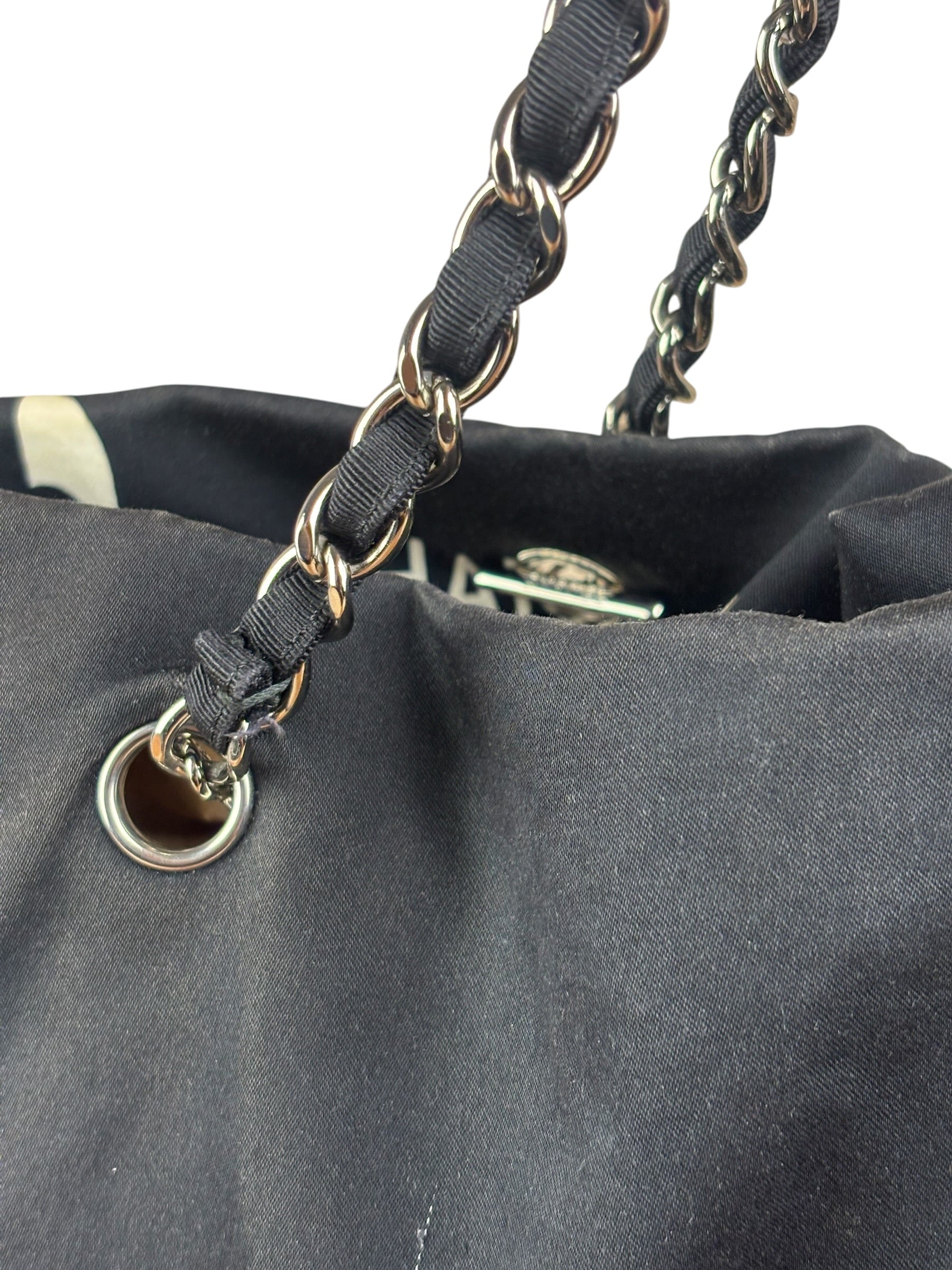 Chanel Multicolor Paris-Venice Bon Bon Printed Chain Tote Bag 2010