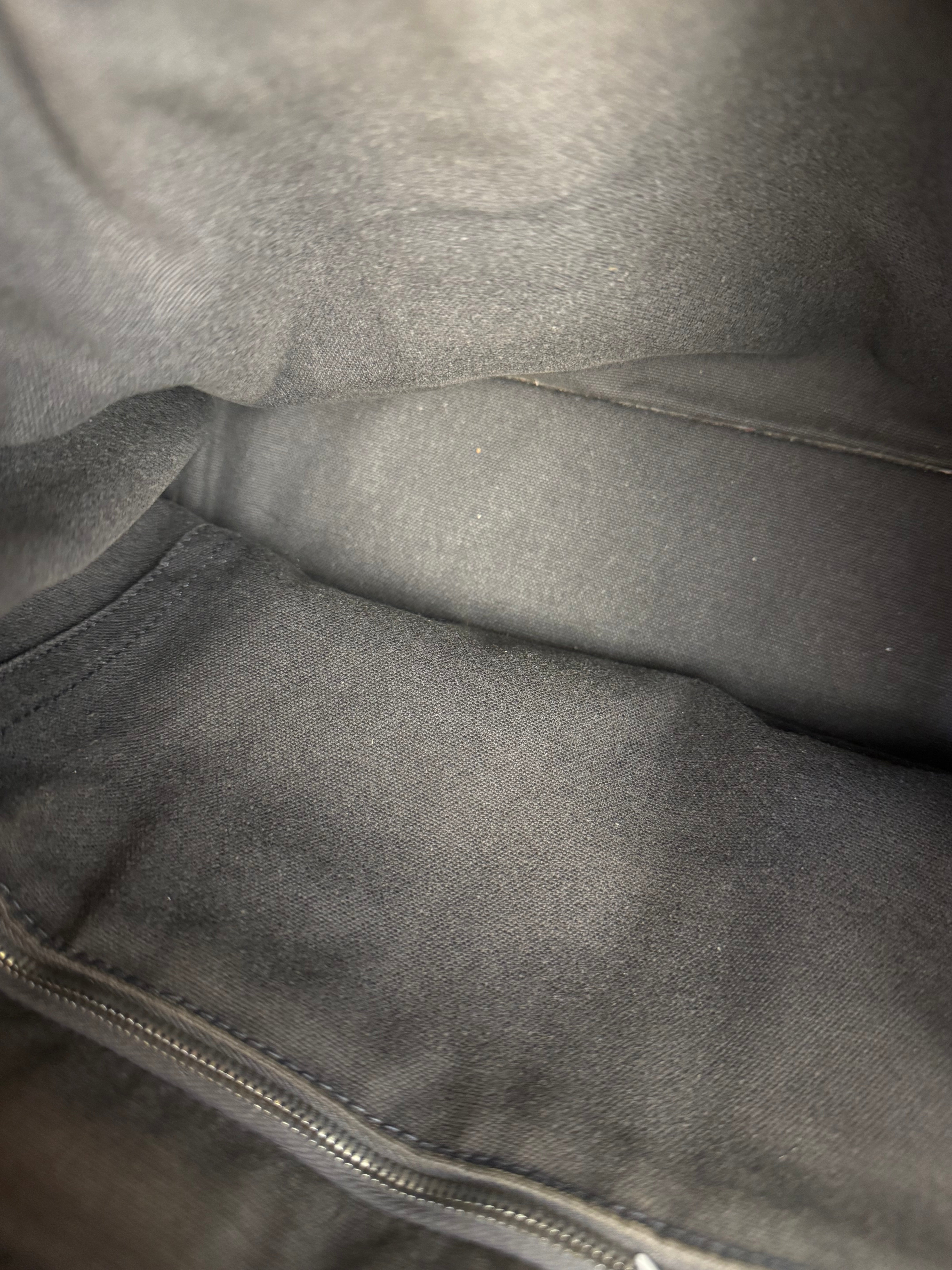 Hermes Grey Canvas Fourre Tout PM