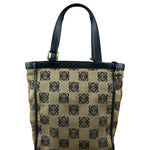 Loewe Vintage Canvas Anagram Zip Tote Bag