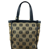 Loewe Vintage Canvas Anagram Zip Tote Bag