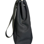 Hermes Black Toile Herbag 39 Handbag