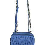 Miu Miu Blue Leather Chain Camera 2Way Shoulder Bag