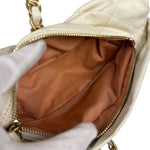 Chanel White Quilted Leather Midnight Swim Baluchon Clutch 2012