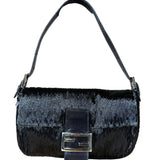 Fendi Beaded Baguette Black