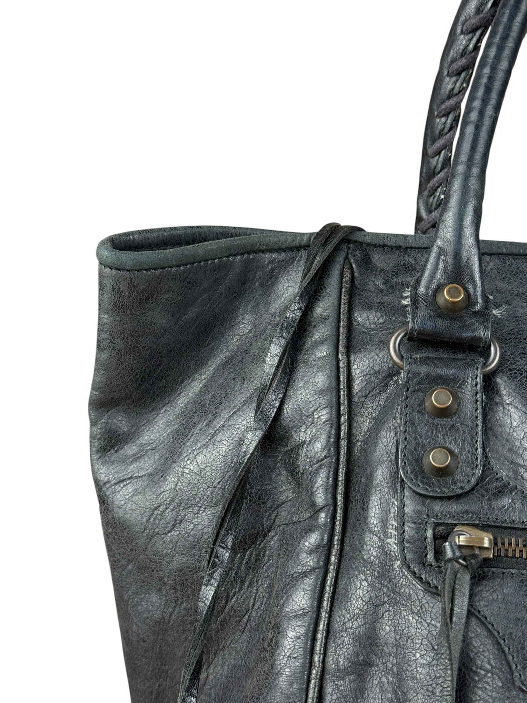 Balenciaga Dark Grey Sunday Le City Bag