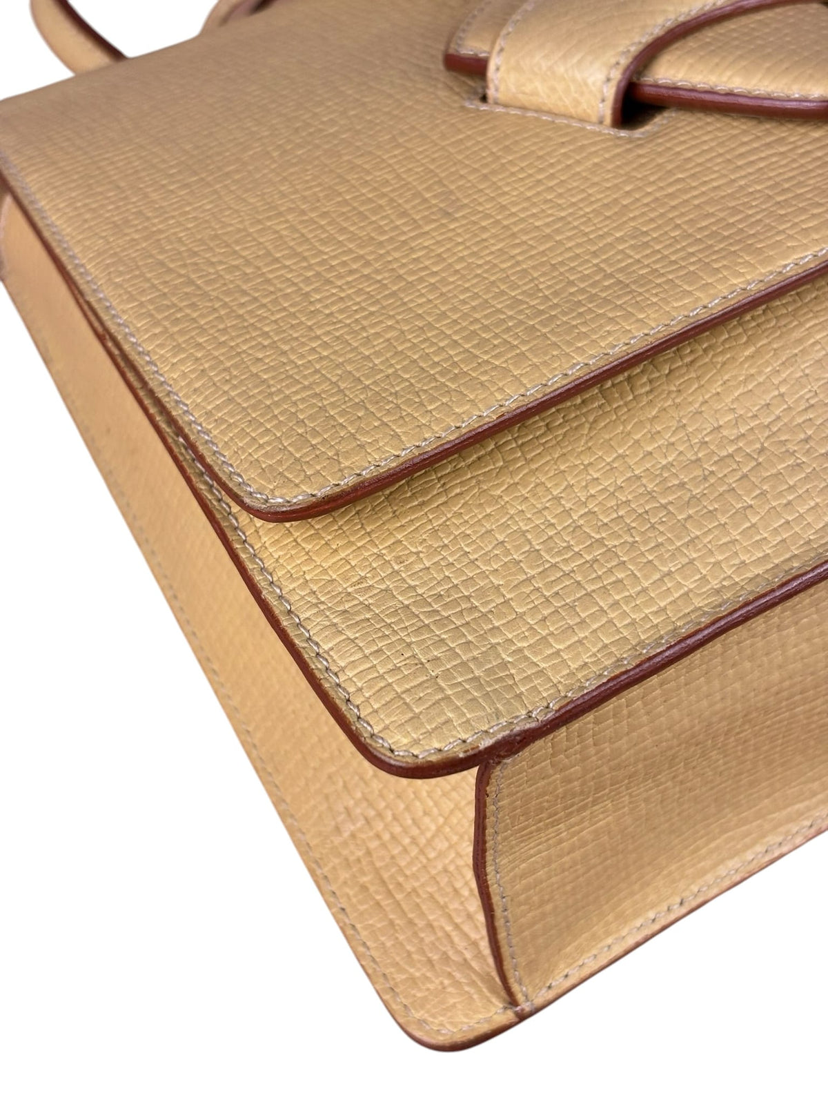 Loewe Muted Yellow Barcelona Two-Way Bag