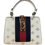 Gucci Sylvie Bee Star Mini Top Hand/Shoulder Bag