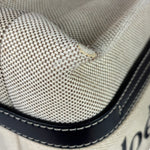 Chloe Grey/Black Leather Trim Tote