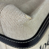 Chloe Grey/Black Leather Trim Tote