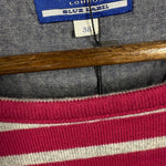 Burberry Blue Label Striped Logo Top