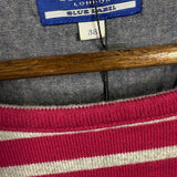 Burberry Blue Label Striped Logo Top