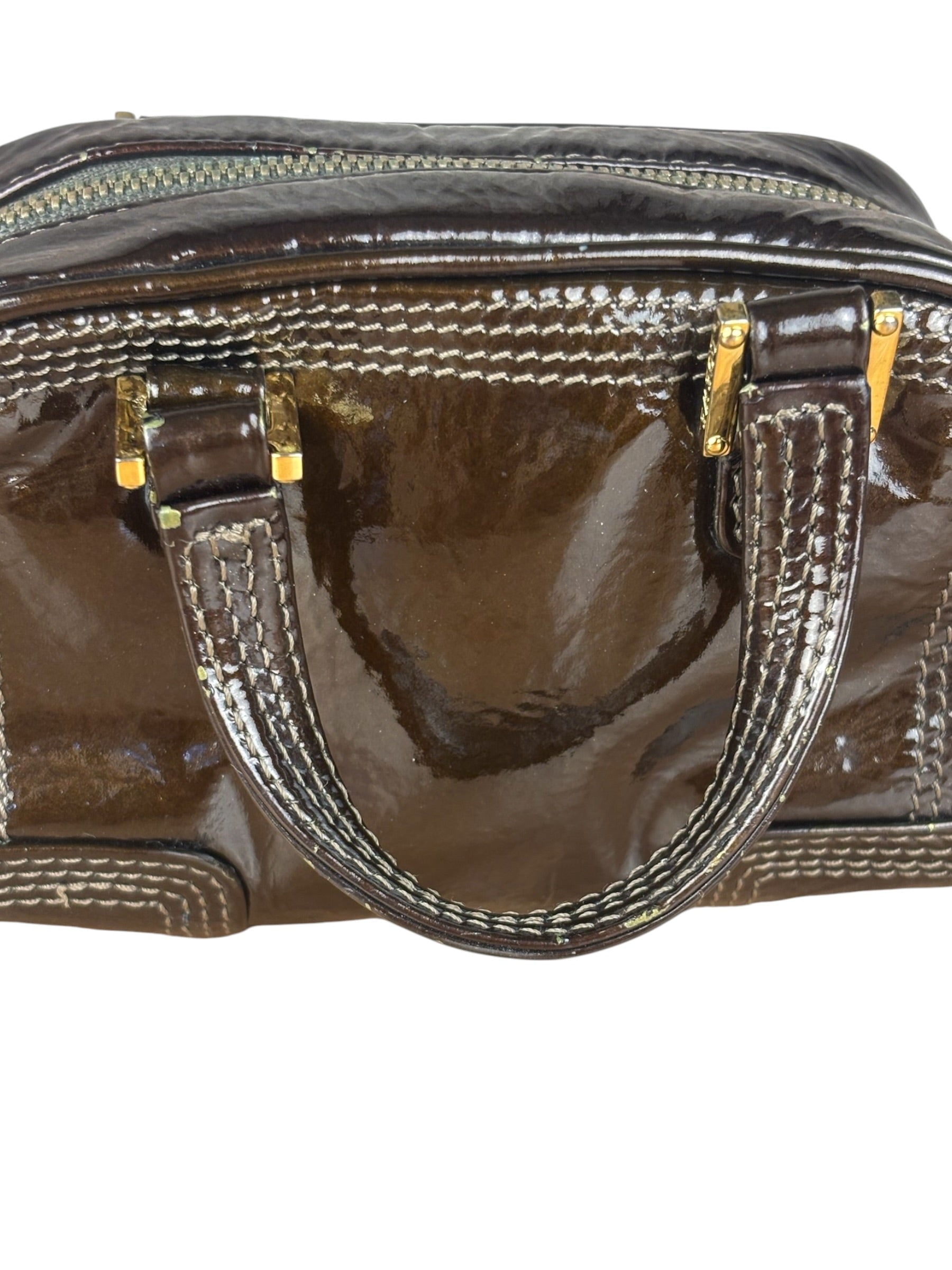 Loewe Patent Leather Micro Amazona Mini Bag