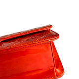 Chanel Red Metallic Evening Star Flap Bag 2008